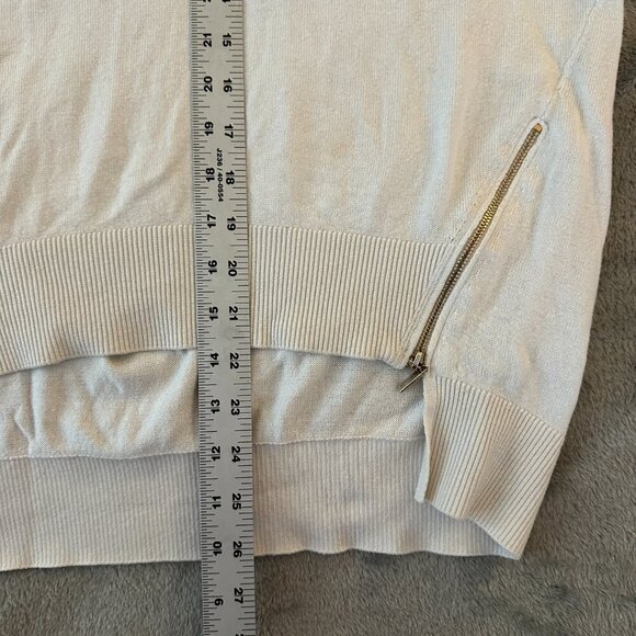 Boston Proper V Neck Side Zip Sweater Pullover Women's MEDIUM - Picture 5 of 6